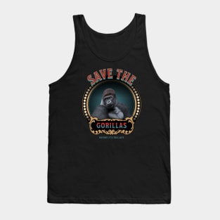 Save The Gorillas Tank Top